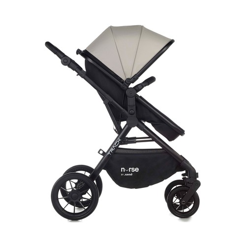 Coche NURSE by JANÉ combi trio 2en1;, ligera, hasta bebes de 22kg, color Iron 