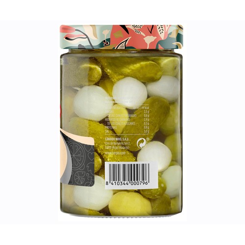 SERPIS Cocktail de aceitunas y encurtidos 180 g.