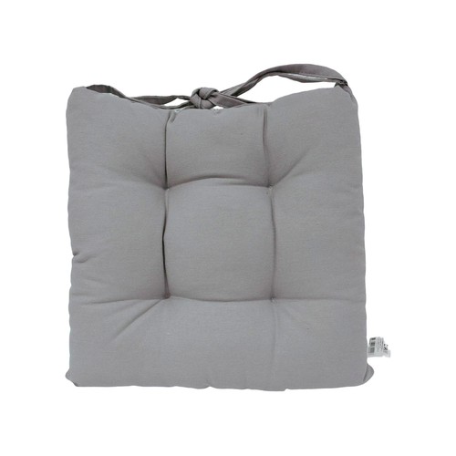 Cojin para silla capitone 40x40x 5 cm. de color gris. MAUROTEX,S.L.