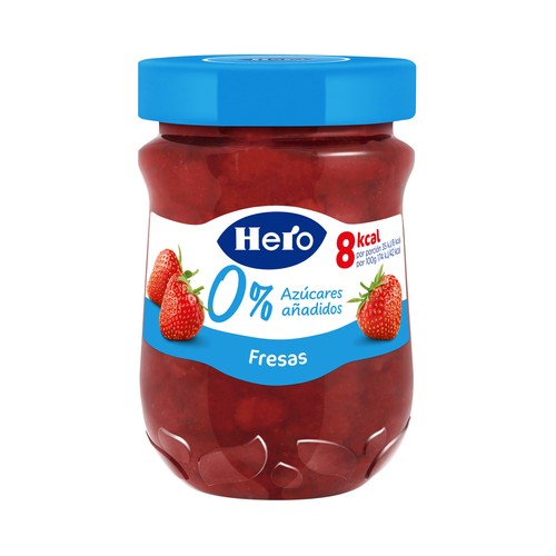 HERO 0% Confitura de fresa sin azúcares añadidos  280 g.