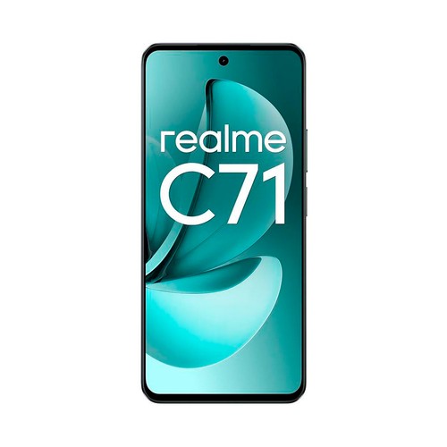 Smartphone REALME C71 4G, pantalla HD+,  6,67" (16,94cm), 256GB + 8GB RAM color verde oscuro..