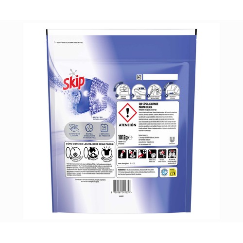 SKIP Detergente en cápsulas 48 lavados máxima eficacia