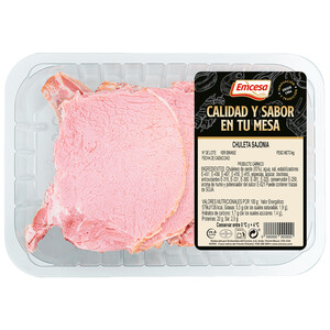 Imagen de EMCESA Bandeja con chuletas de sajonia de cerdo elaboradas sin gluten