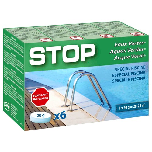 GRE Problema/Solución Stop aguas verdes - Caja 6 pastillas 20g