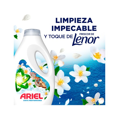 ARIEL Detergente líquido costa mediterránea 80DS