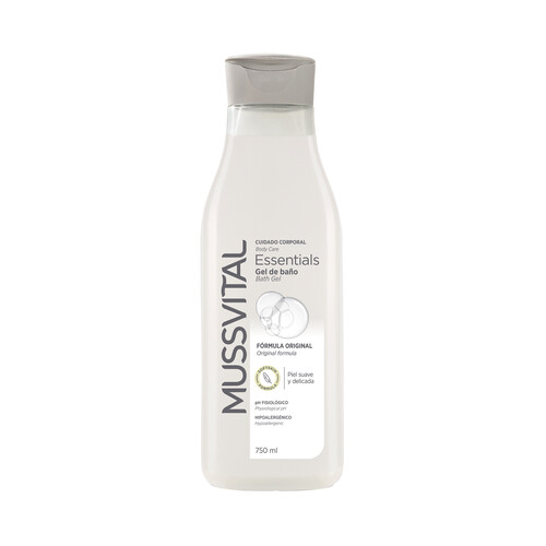 Gel de baño fórmula original MUSSVITAL, 750 ml.
