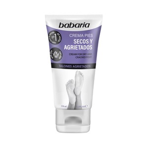BABARIA Crema para pies con aloe vera, especial pies secos y talones agrietados 150 ml.