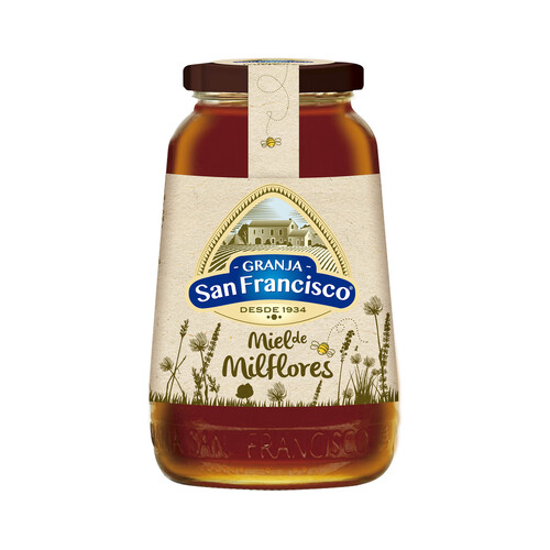 Miel de flores GRANJA SAN FRANCISCO frasco 1 kilogramo