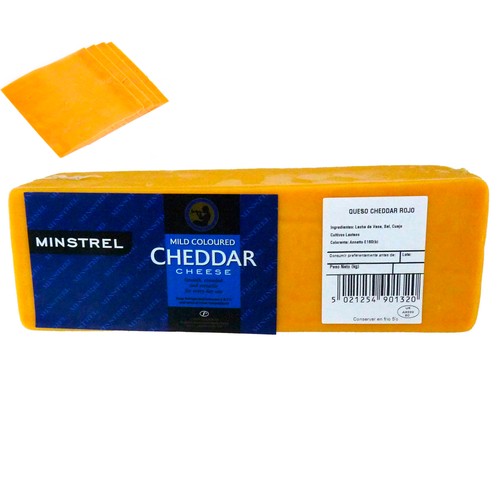 Queso Cheddar rojo MINSTREL