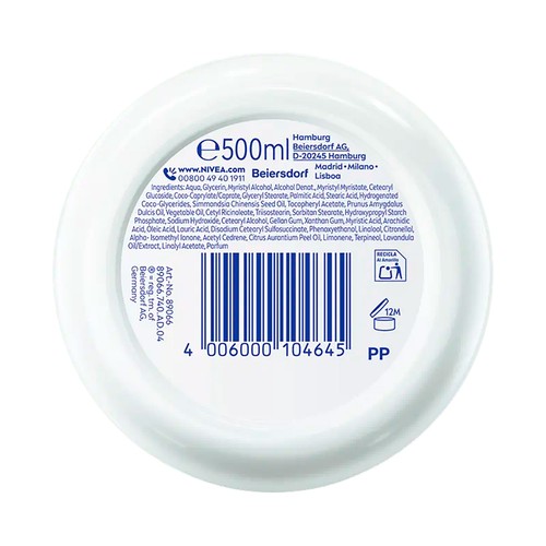 NIVEA Soft Crema corporal hidratante multiuso 500 ml.