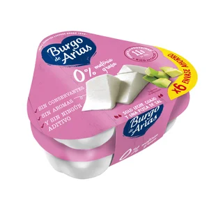 BURGO DE ARIAS Queso 0% grasa 6 x 72 g.