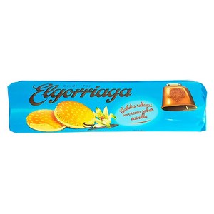 Galletas rellenas sabor vainilla 500 g.