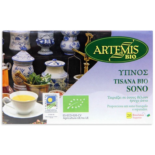 Tisana duerme de cultivo ecológico ARTEMIS 30 g.