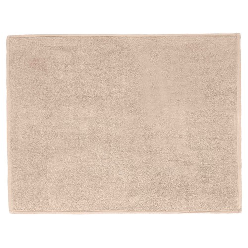Alfombra rizo de baño 700g/m², Color crema 50x70cm ACTUEL.