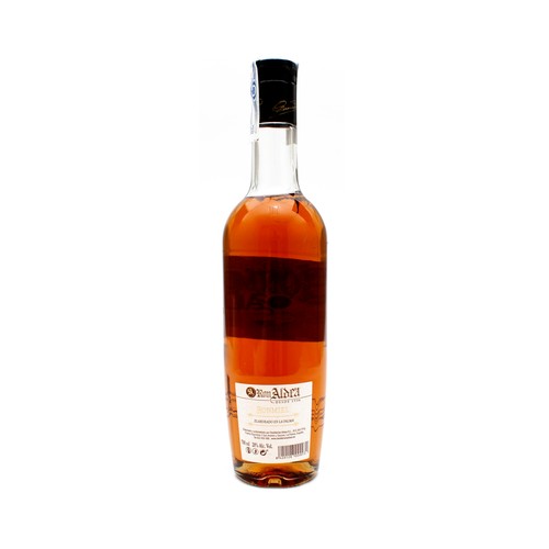 ALDEA Ron miel dorado, elaborado en la isla de La Palma ALDEA botella de 70 cl.