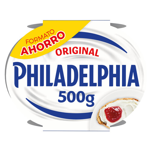 Queso de untar formato ahorro PHILADELPHIA 2 x 250 g.