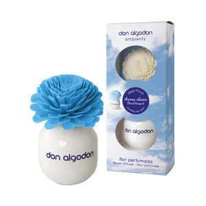 DON ALGODÓN Ambientador con forma de flor perfumada, con fragancia clásica 45 ml.