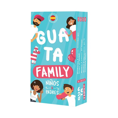 Juego de mesa familiar de rapidez e imaginación Guatafamily, 3 o mas jugadores, ASMODEE.