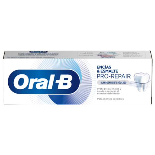 ORAL-B Pasta de dientes blanqueante y protectora de encías ORAL-B Pro-repair 75 ml.