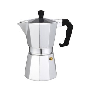 Imagen de Cafetera de aluminio para 12 tazas, apto para vitro,Gevi,ESSENTIAL