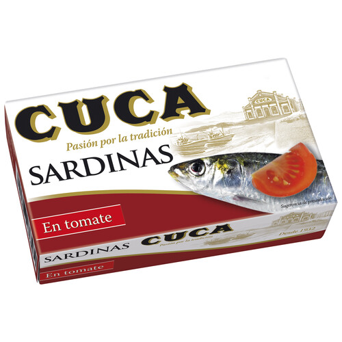 CUCA Sardinas en salsa de tomate 80 g.