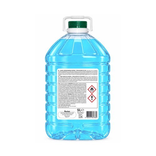 Lavaparabrisas entretiempo -10ºC 5L, primer precio. PRODUCTO ECONÓMICO ALCAMPO