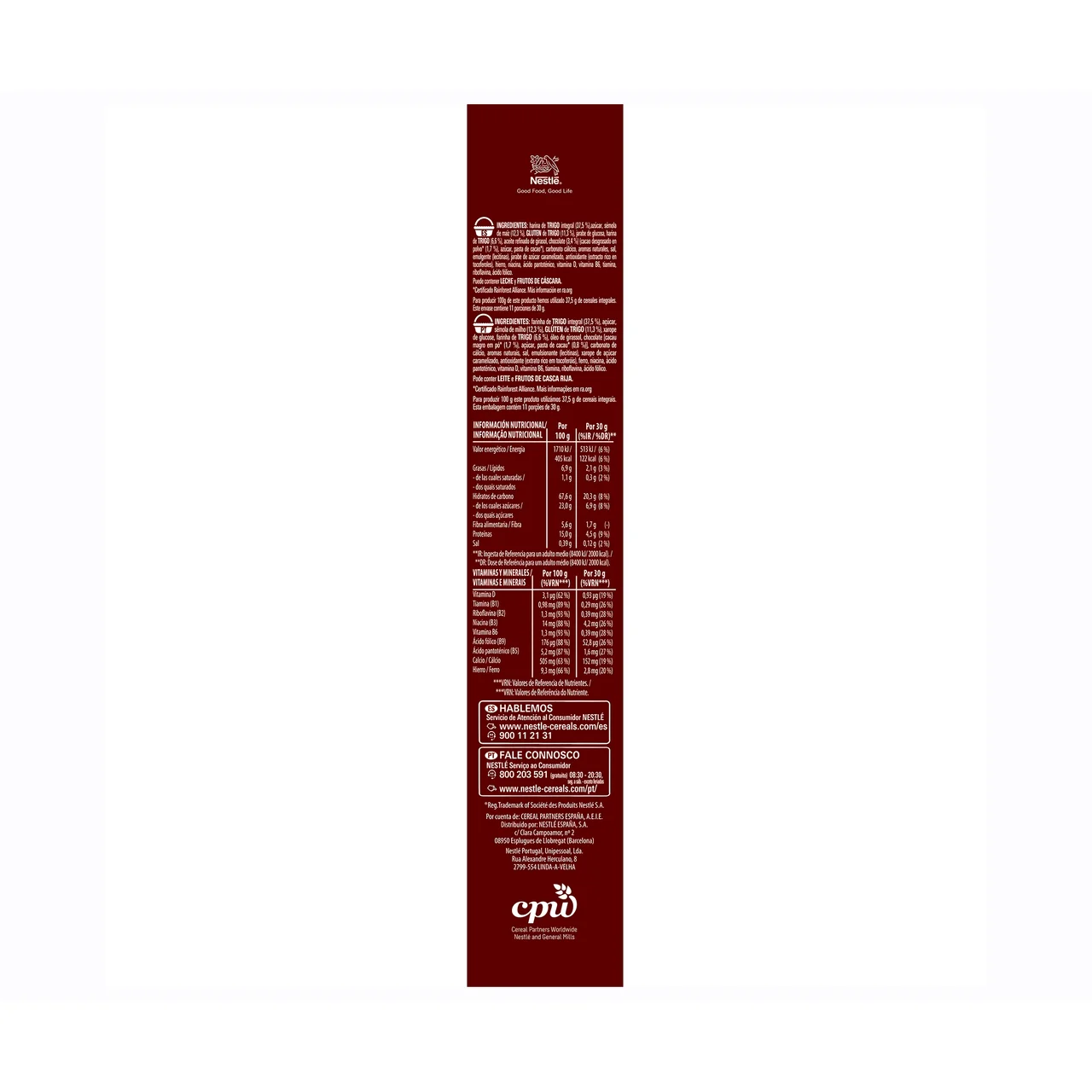 Cereales de caramelo y chocolate Lion 340 g.