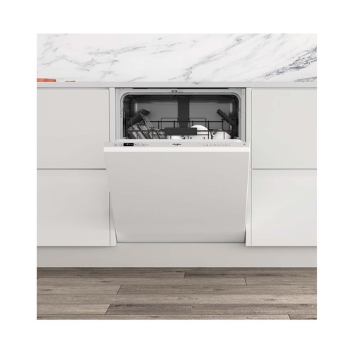 Lavavajillas integrable WHIRLPOOL WRIC 3C26 capacidad: 14 servicios, clasificación energética: E,  H: 82cm, A: 60cm, F: 60cm.