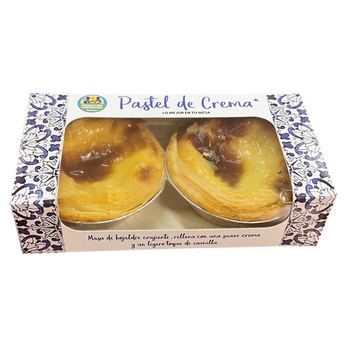 Pastel de Crema ALCAMPO PRODUCCIÓN CONTROLADA 2 uds. 150g.