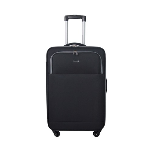 Maleta mediana tipo trolley  4 ruedas air soft  67cm negro. AIRPORT