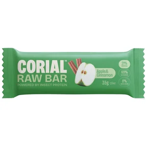 CORIAL Barrita de datiles, almendras, avena, larvas gusano de la harina, manzana y canela 35 g