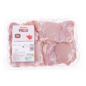 Auchan Contramuslos de Pollo Fileteado Producto Alcampo. 375 G