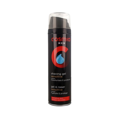 COSMIA Gel de afeitar hidratante y protector para pieles sensibles COSMIA Sensitive 200 ml.