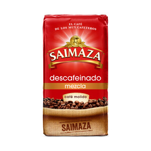 Imagen de SAIMAZA Café molido descafeinado mezcla 250 g.