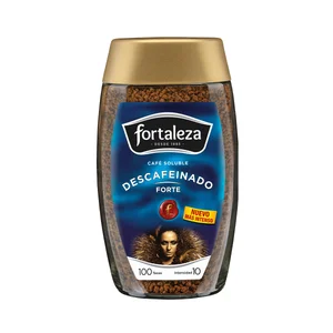 FORTALEZA Café soluble descafeinado frasco de 200 g.