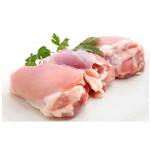 Contramuslos de pollo blanco sin piel Bandeja.