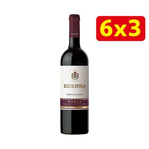 EDERRA Edición especial Vino tinto roble con D.O Ribera del Duero botella 75 cl.