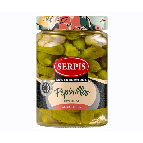 SERPIS Pepinillos agridulces 180 g.