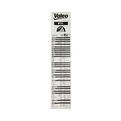 Escobilla limpiaparabrisas VALEO First VF60 575560, 600 mm de longitud, 24".