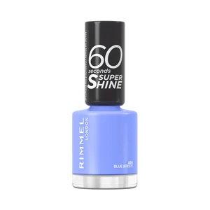 RIMMEL 60 Seconds super shine tono 856 Blue breeze Laca (esmalte) uñas de secado rápido.