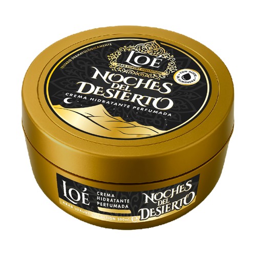 LOÉ Noches del desierto Crema hidratante perfumada con aceite de almendra 200 ml.