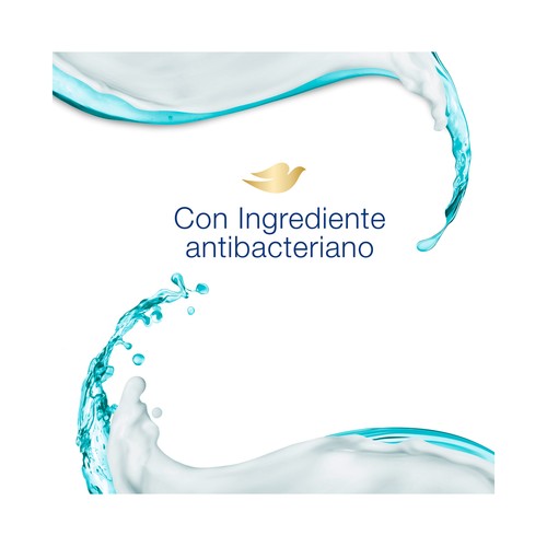 Gel para ducha o baño con ingrediente anti-bacteriano DOVE 750 ml.