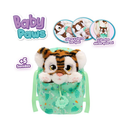 Peluche Interactivo Baby Paws Tigre IMC TOYS