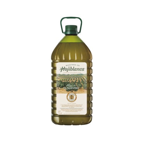 Aceite de oliva virgen extra MAESTROS DE HOJIBLANCA garrafa de 5 l.