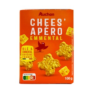 Imagen de PRODUCTO ALCAMPO Galletas crackers con queso emmental 100 g.