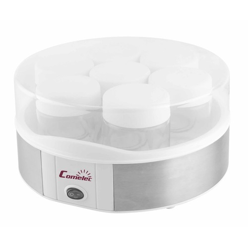 Yogurtera eléctrica COMELEC YM1310, 7 vasos, 170ml, 15W.