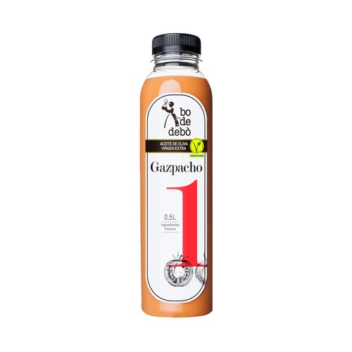 BO DE DEBO Gazpacho con aceite de oliva virgen extra 500 ml.