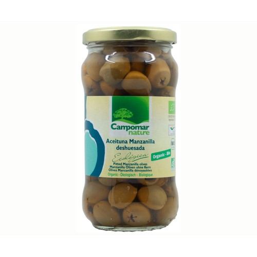 CAMPOMAR NATURE Aceituna ecológica Manzanilla S/ Hueso 170 g.