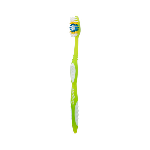 COLGATE Cepillo de dientes medio que ayudan a eliminar las manchas superficiales COLGATE Premier white