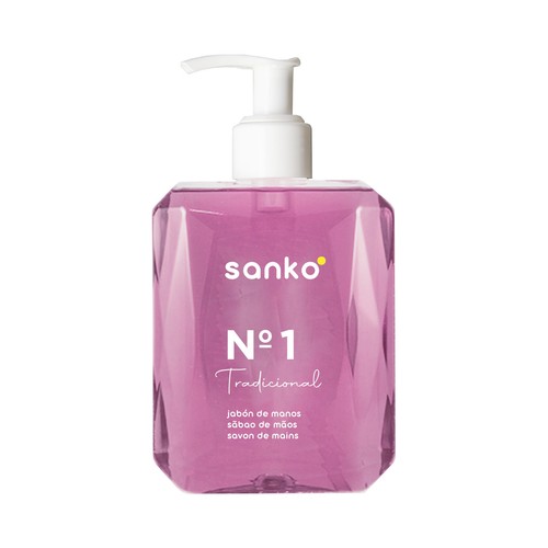 SANKO Nº 1 Jabón de manos, con aroma tradicional, para todo tipo de pieles 500 ml.